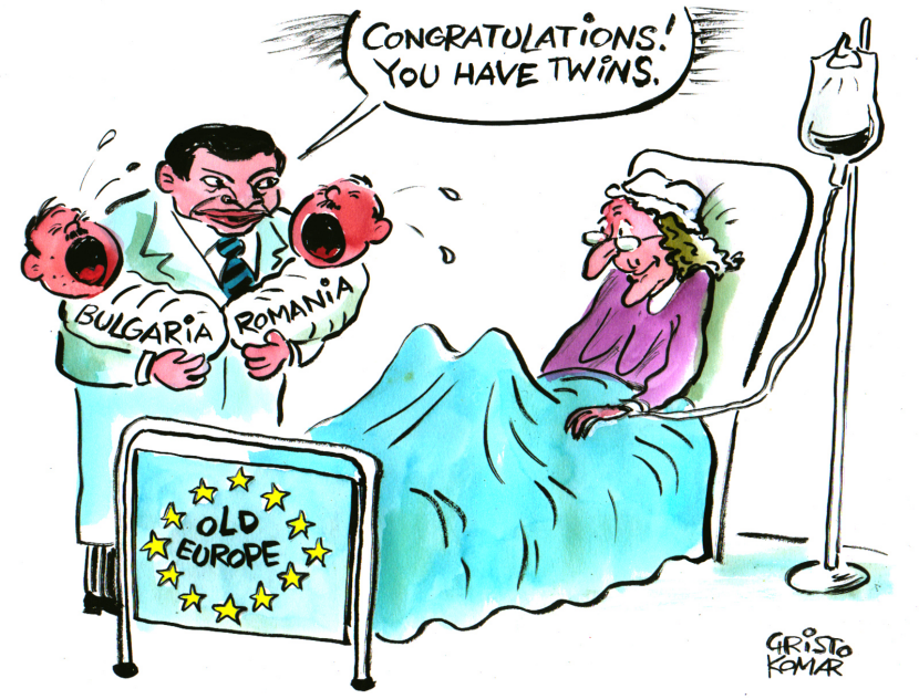Old Europe Delivers Twins - COLOR