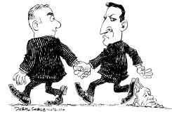 GORE ENDORSES DEAN by Daryl Cagle