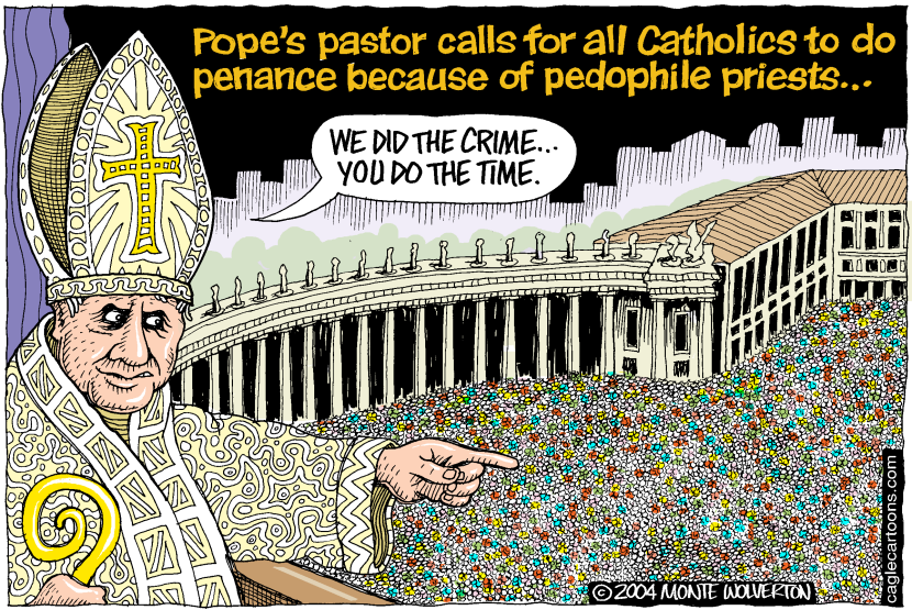 Pedophile priest penance COLOR