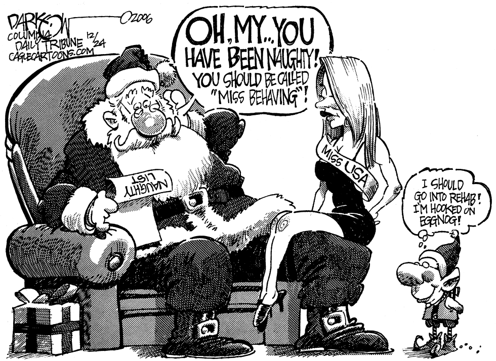  LAP DANCE FOR SANTA by John Darkow