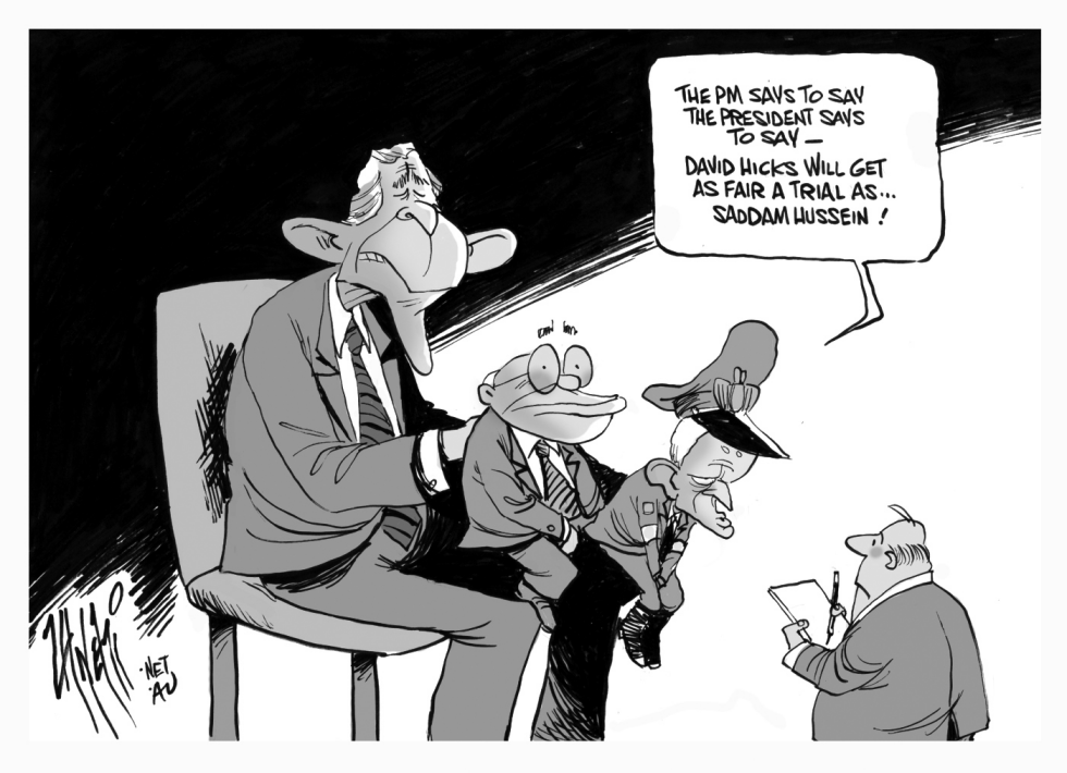 Australian Guantanamo Bay Trial bw