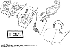 FIRES FLOODS USA by Mike Keefe