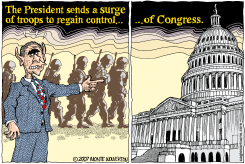 TROOP SURGE  by Monte Wolverton