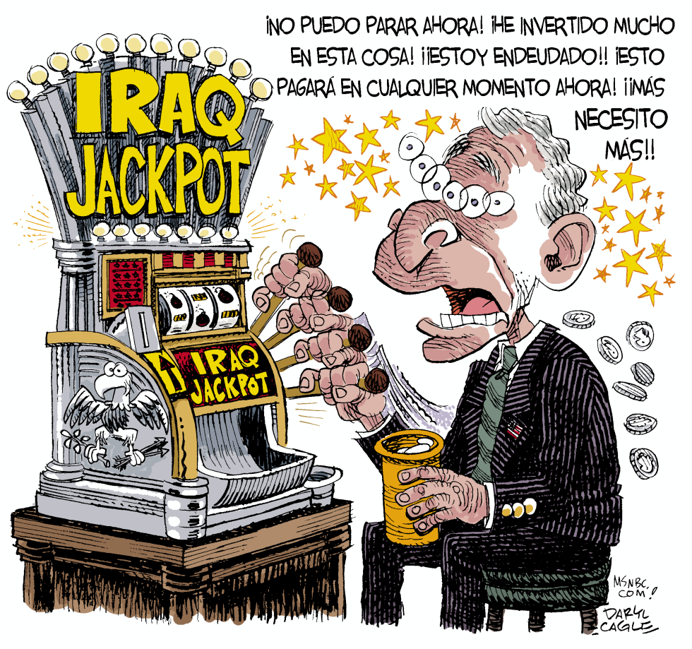  JACKPOT IRAQ  by Daryl Cagle