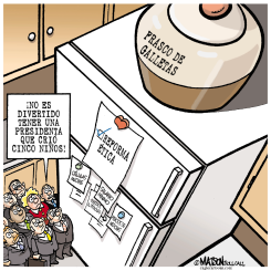 EN LA COCINA DE LA PRESIDENTA PELOSI /  by R.J. Matson