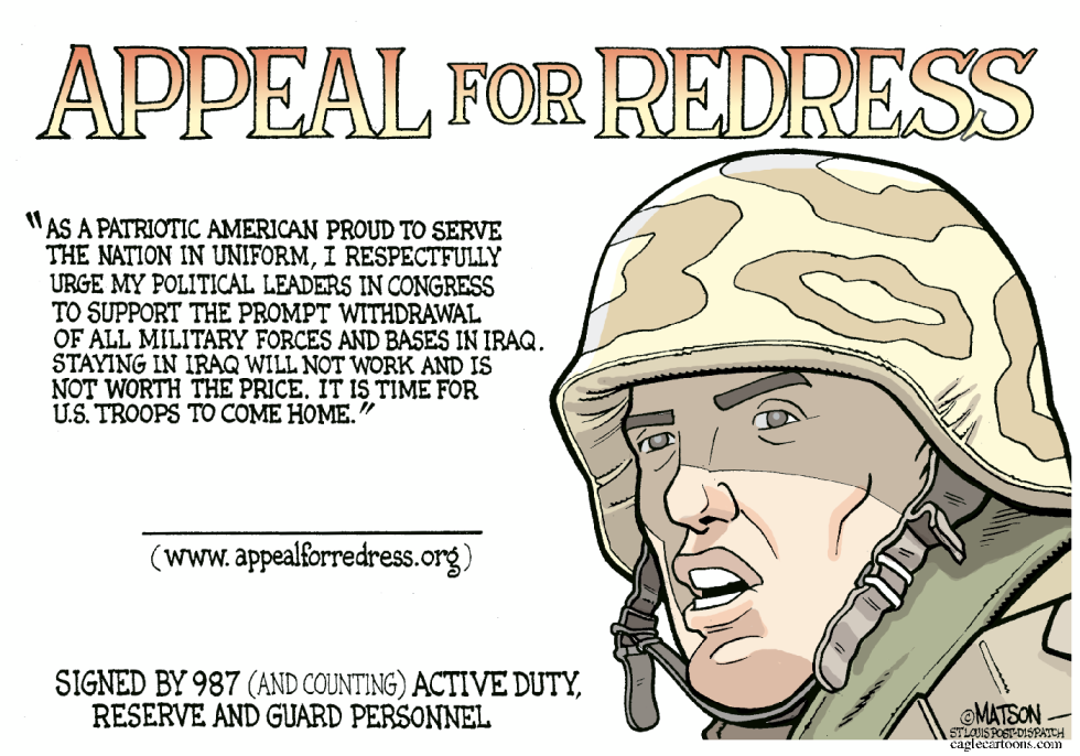 Soldiers' Appeal For Redress-COLOR