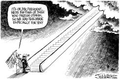 PRESIDENT FORD by Joe Heller