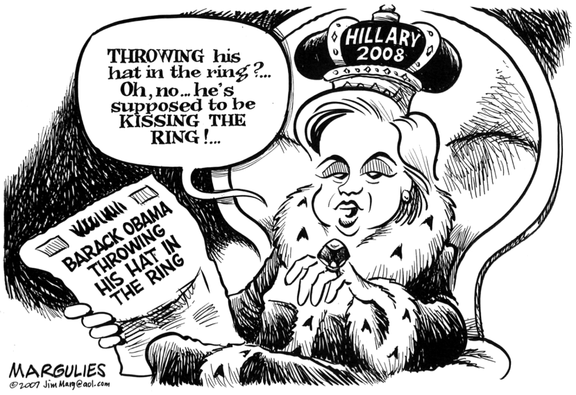 Throwing his hat in the ring