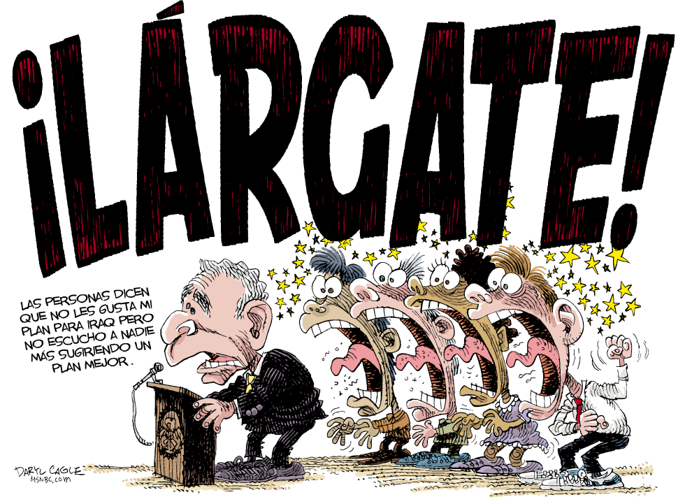  SIN OTRO PLAN PARA IRAQ  by Daryl Cagle