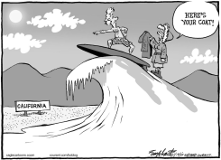 CALIFORNIA WEATHER by Bob Englehart