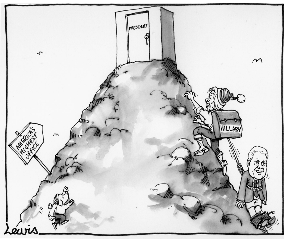 Hillary the political climber