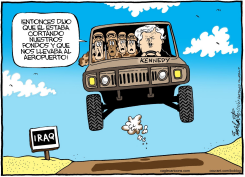 TED KENNEDY / by Bob Englehart