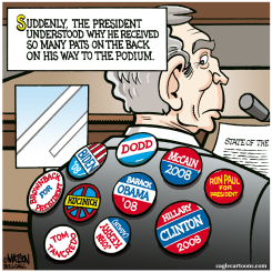 PRESIDENTIAL BACKSLAPS by R.J. Matson