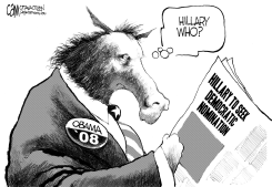 HILLARY WHO by Cam Cardow