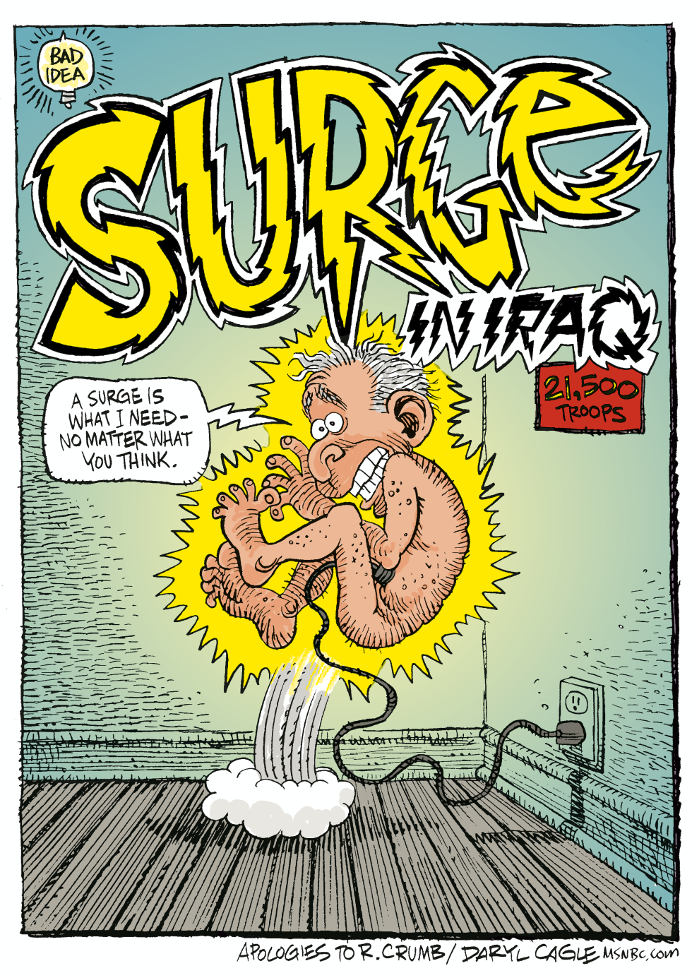  SURGE IN IRAQ COMIX by Daryl Cagle