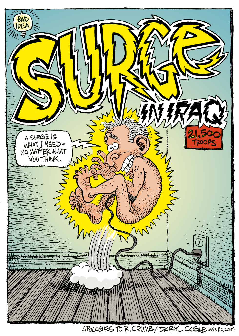 Surge in Iraq Comix COLOR
