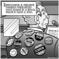 PALMADAS PRESIDENCIALES EN LA ESPALDA by R.J. Matson