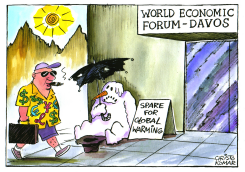THE BEGGAR IN DAVOS - by Christo Komarnitski