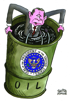 BUSH DELIVERS STATE OF THE UNION ADDRESS -  by Christo Komarnitski