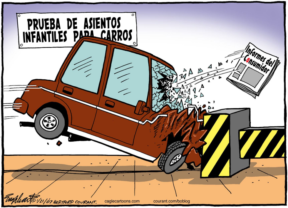  PRUEBA DE ASIENTOS INFANTILES PARA CARROS  by Bob Englehart