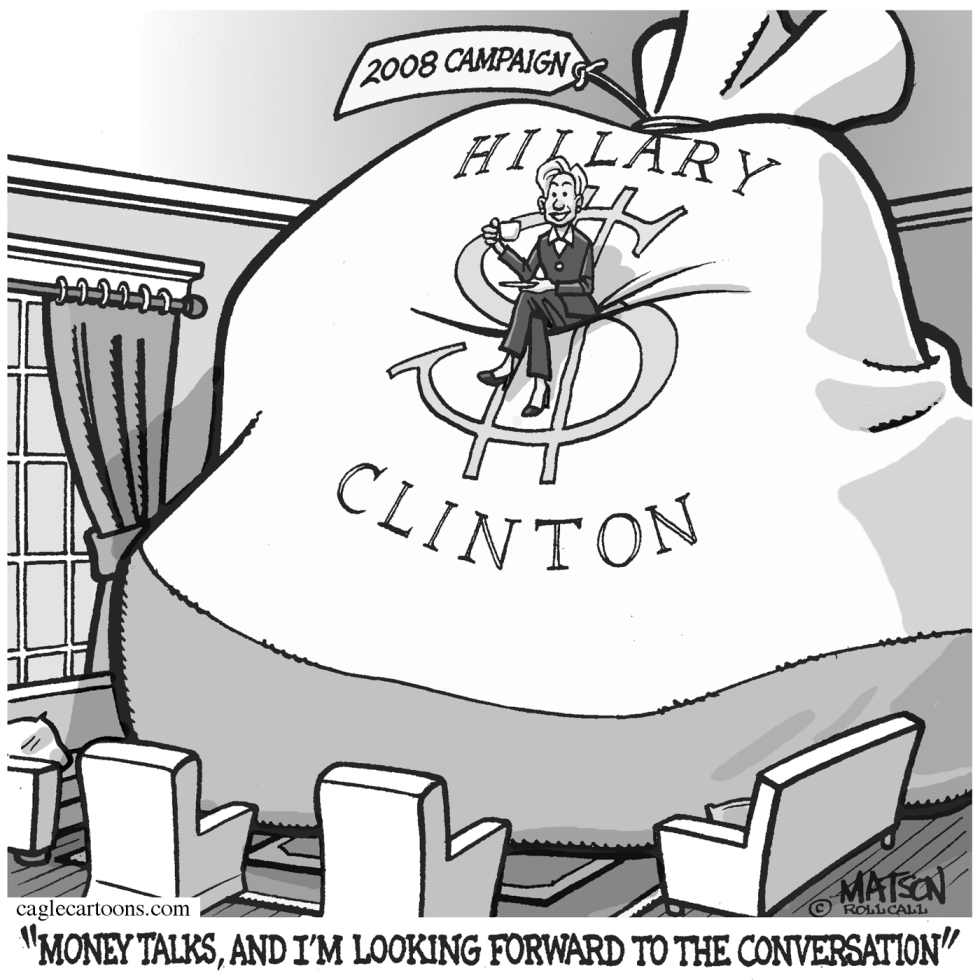 Money Talks For Hillary