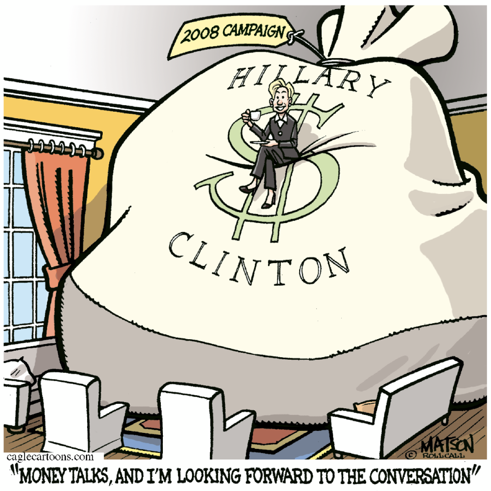 Money Talks For Hillary-COLOR
