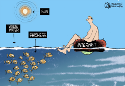 PHISHERS  by Cam Cardow