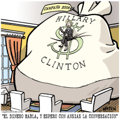 EL DINERO HABLA PARA HILLARY / by R.J. Matson