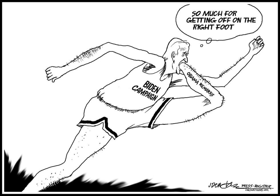 Wrong foot Biden