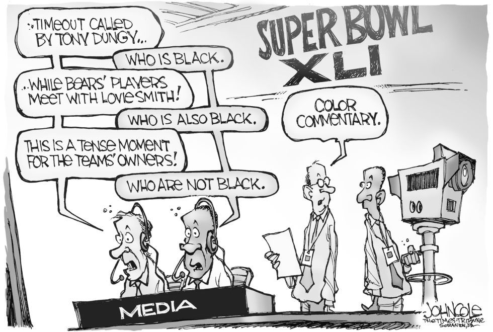 Super Bowl commentary