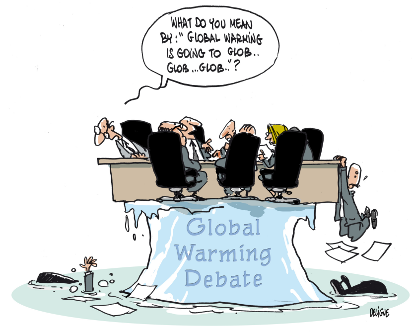 Global Warming Debate- color