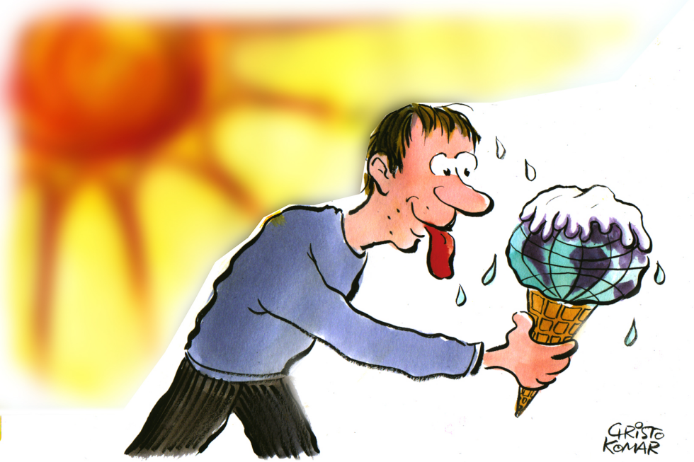 Man&Global Warming -COLOR