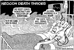 NEOCON DEATH THROES by Monte Wolverton