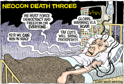 NEOCON DEATH THROES by Monte Wolverton