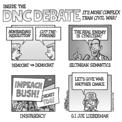 DEMOCRATS DEBATE IRAQ WAR by R.J. Matson