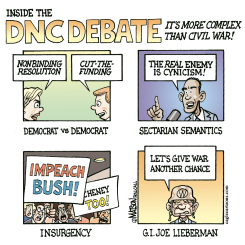 DEMOCRATS DEBATE IRAQ WAR by R.J. Matson