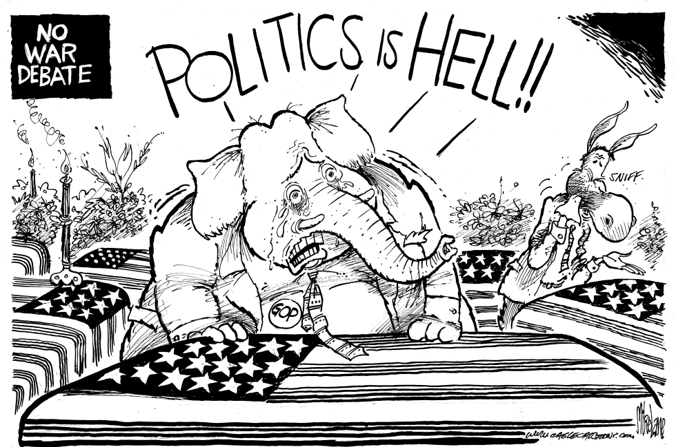  POLITICS IS HELL by Mike Lane