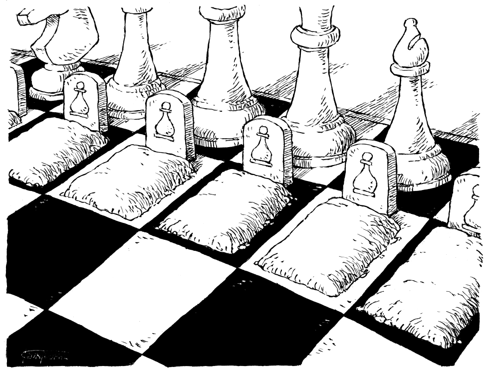 War as chess game