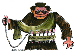 KHADAFI - THE SUICIDE BOMBER -  by Christo Komarnitski