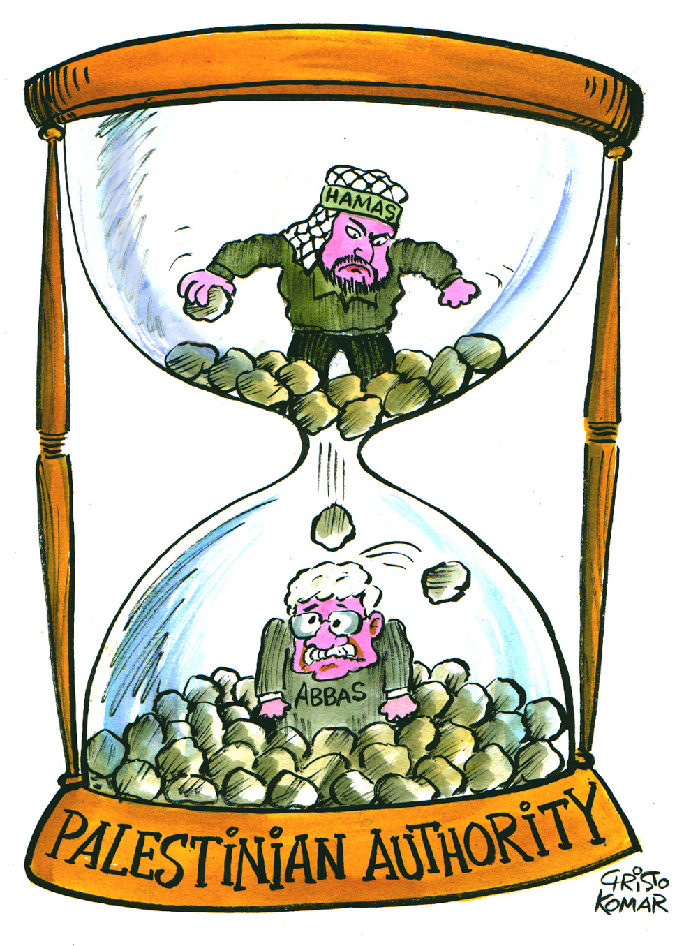 Palestinian Hourglass - COLOR