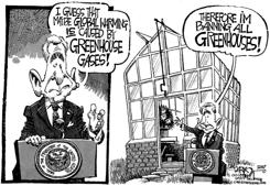 ITS NOT EAST BEING GREEN by John Darkow