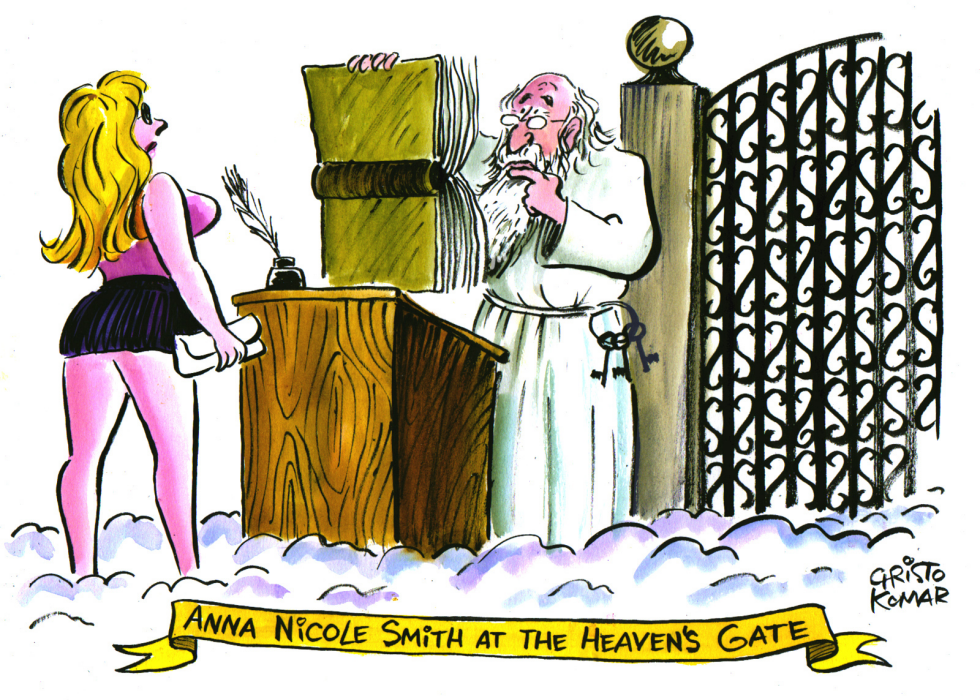 Anna Nicole Smith at the Heaven's Gate - COLOR