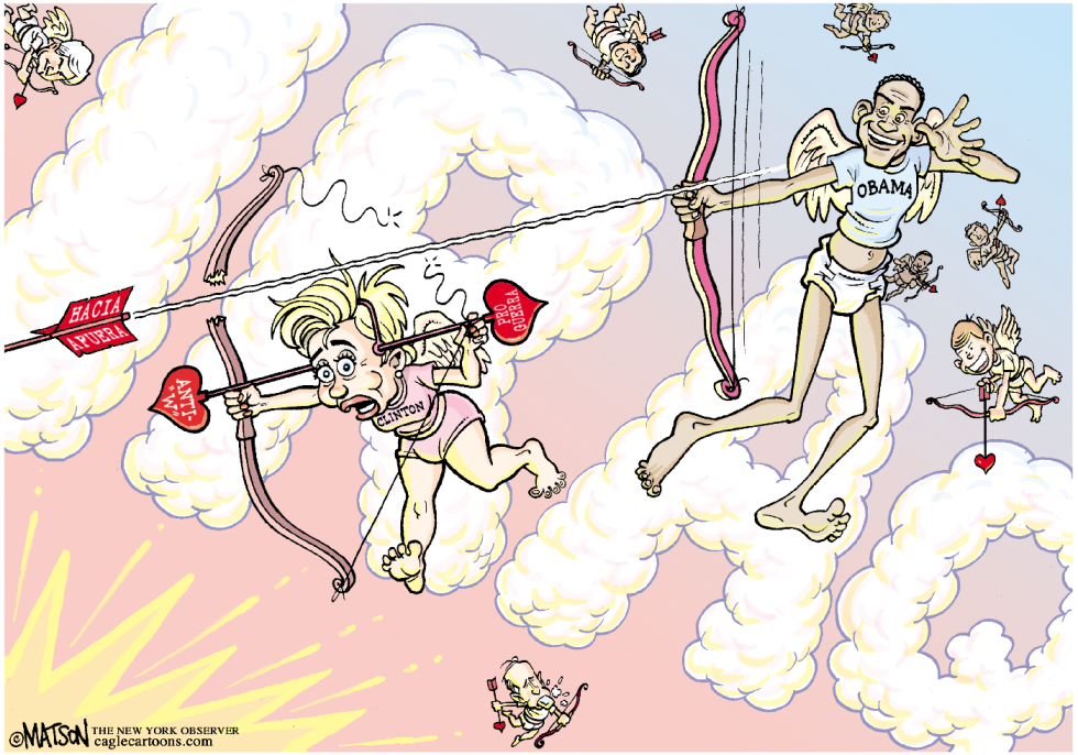 Cupido Obama es el mejor Tirador en recto / COLOR