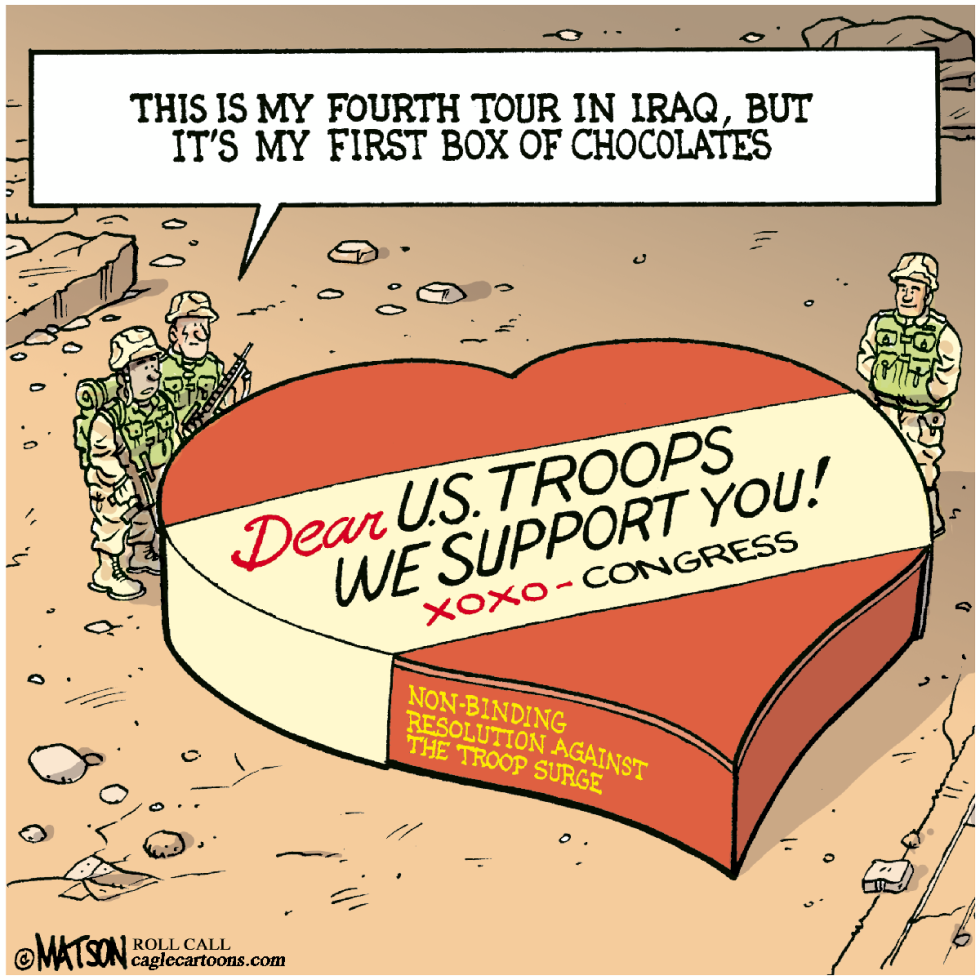 V-Day For Troops In Iraq-COLOR