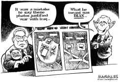WHAT HE MEANT WAS IRAN by Jimmy Margulies