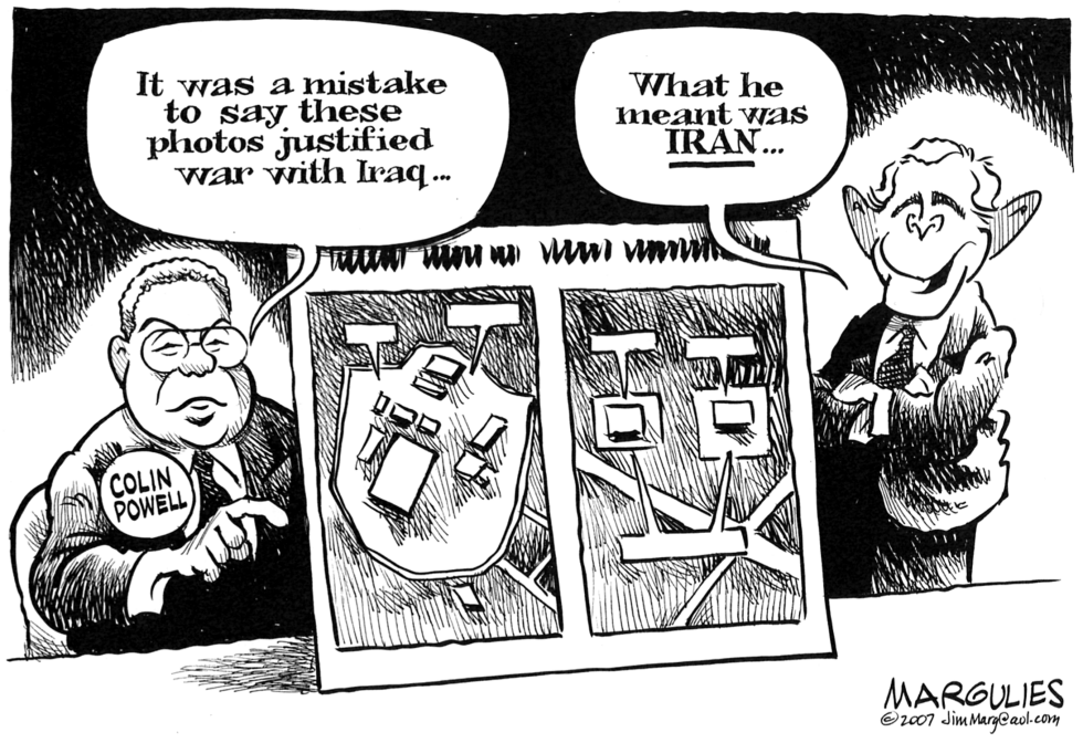 What he meant was IRAN