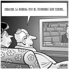 DEBATES LA GUERRA CON EL CONGRESO QUE TIENES by R.J. Matson