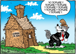 EL SENADO DE USA CONTRA LA GUERRA DE IRAQ /  by Bob Englehart