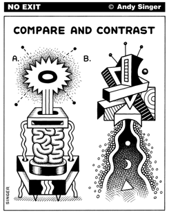 COMPARE AND CONTRAST ABSTRACT DOODLES by Andy Singer