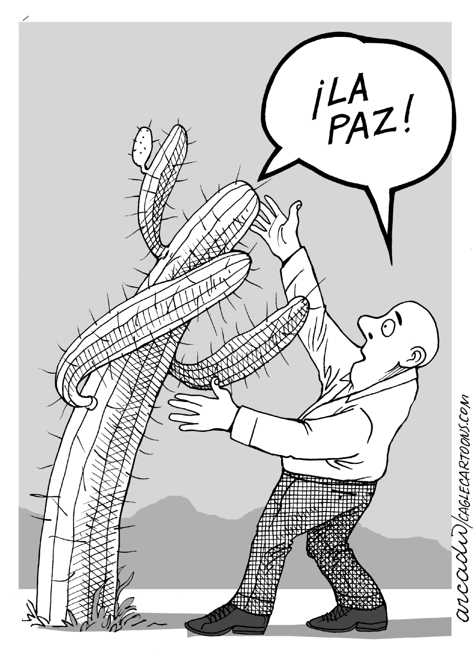 La paz proceso doloroso